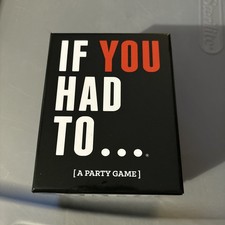 If You Had To A Party Game For Adults 17 Brand New, Unused, Not sealed