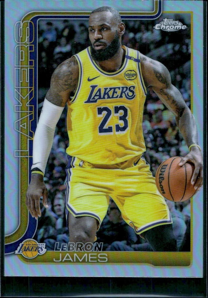 2025-26 Topps Chrome #127 LeBron James Refractor