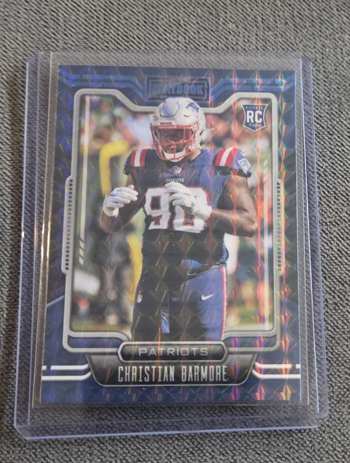 2021 Panini Playbook - Rookie Christian Barmore #158 Mosaic (RC)