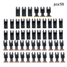 50 PCS Titanium Oscillating Tool Blades Curve...