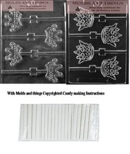 Princess Crown and Castle Chocolate Candy Mol...