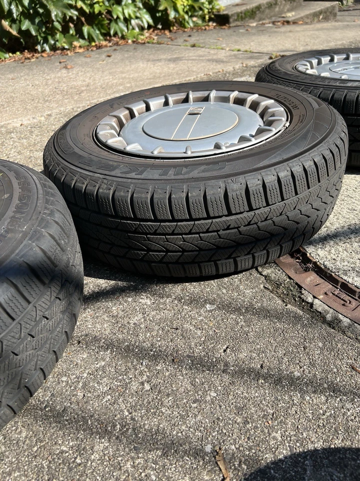 VW Golf 2 GTI Stahlfelgen 13 Zoll mit Allwetterreifen und Gutem Profil - Bild 4 von 4