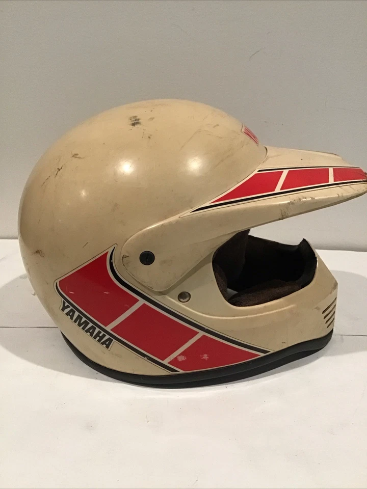 Vintage Yamaha Lazer MX Motorcycle Motocross ATV Helmet Full Face sz M Hallman - Image 4 of 4