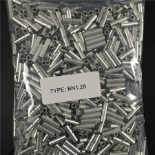 10-500x Non-Insulated Butt Connectors Seamless Wire Ferrule Cable Crimp Terminal