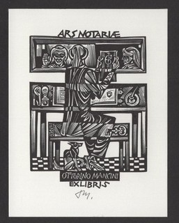 29)Nr.029 Exlibris Ex Libris Bookplate Tranquillo Marangoni