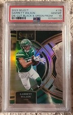 2023 Select Garrett Williams Die-Cut Black & Green Prizm #115 PSA 10