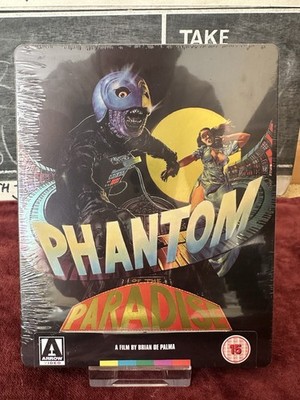 Phantom of the Paradise Region B Arrow Blu Ray Steelbook