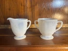 Macbeth Evans American Sweetheart Monax Creamer and Sugar Bowl Set Nice