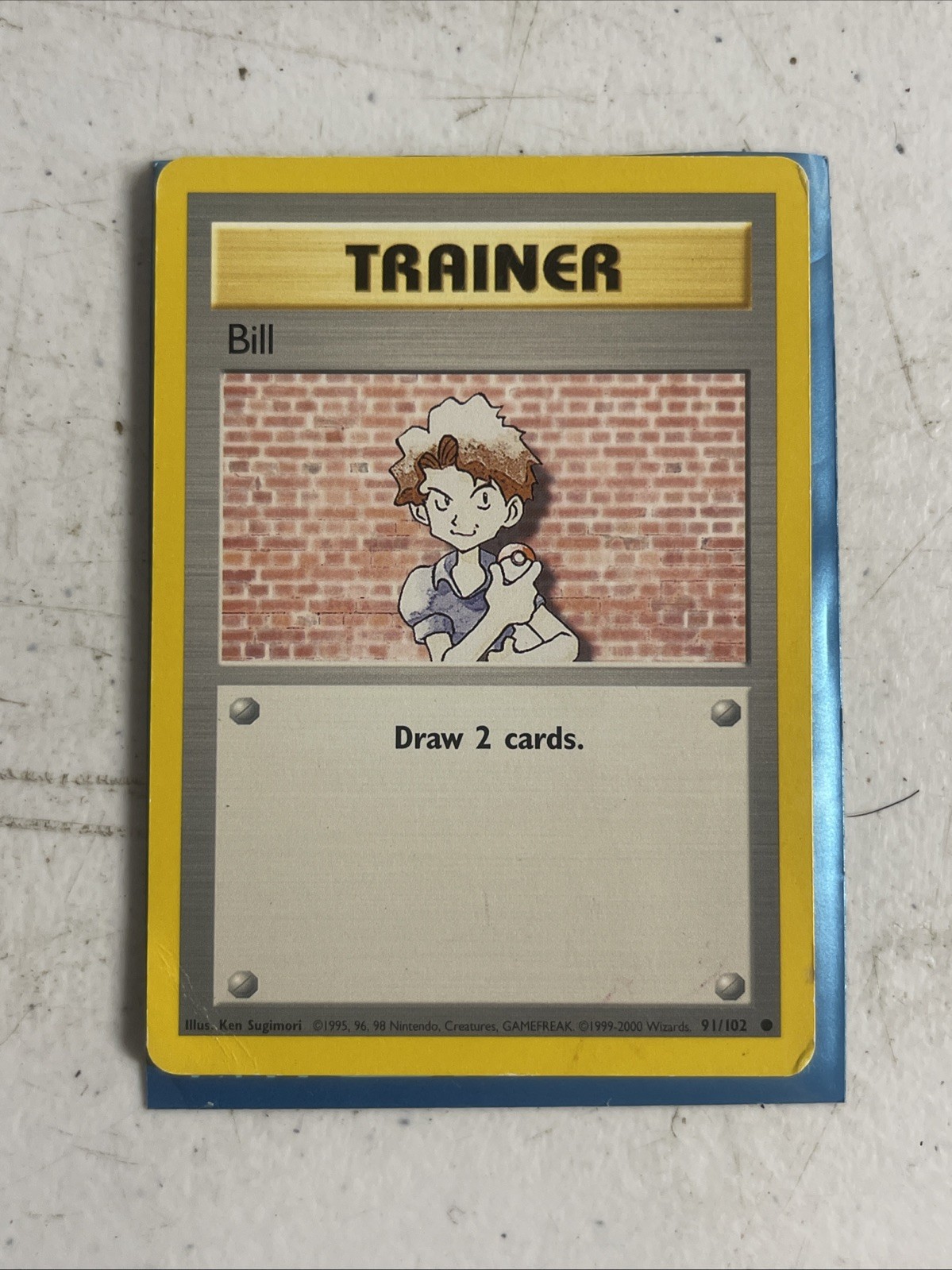 4th Print Bill 91/102 1999-2000 4th Print Common Base Set Pokemon Card