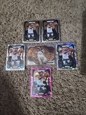 2023-24 PRIZM ANTHONY EDWARDS LOT of 6! 2x Base 2x Ice 1x Pink Ice & Fireworks