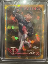 2022 Topps Chrome Gold Cracked Ice Griffin Jax /50