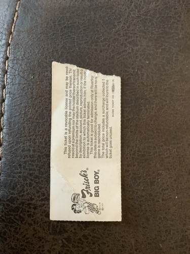Cincinnati Bengals /Pitt. Steelers Keith Gary Facemask Ken Anderson Ticket Stub - 第 2/2 張圖片