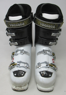 TECNICA BODACIOUS 65 MENS WOMENS WH/BK SKI BOOTS 308MM 8/8.5  display picture 3