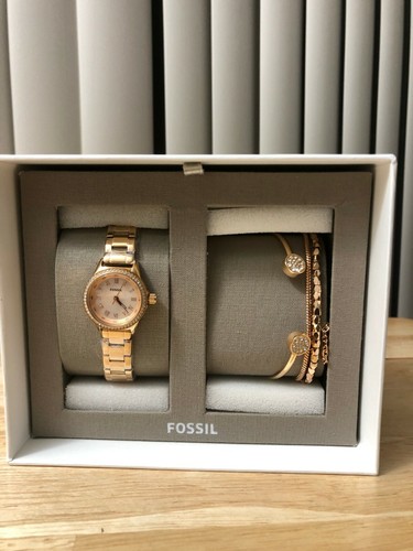 FOSSIL BQ3148Set BLYTHE THREE-HAND ROSE 
