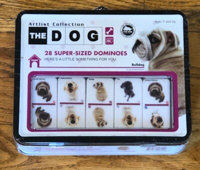 The Dog Artlist Collection Dominoes New! Free Shipping!