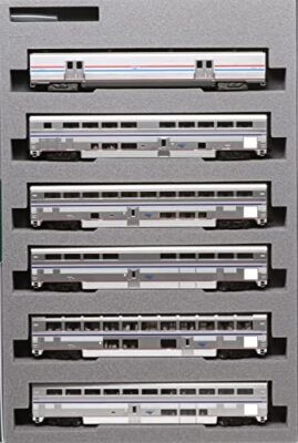 Kato N-Scale 10-1789 Amtrak Superliner Phase VI, 6-Car Set