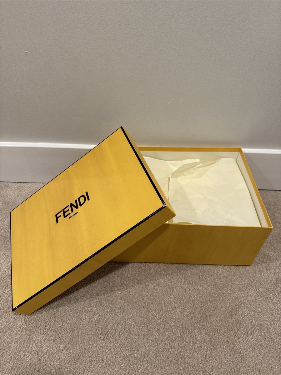 Fendi Shoe Box 14.25” X 10.5” X 5.75” | eBay