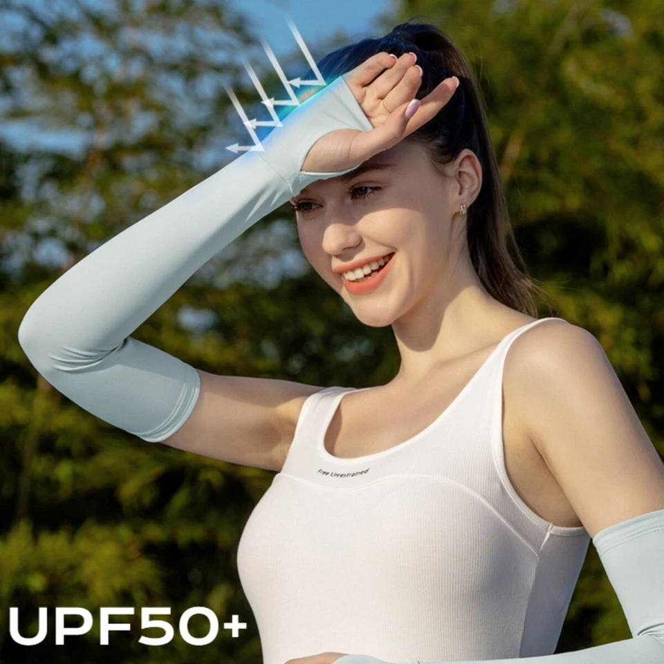 Summer UV Protection Arm Sleeve for Unisex - Arm Compression Ice Silk Slevee - Image 3 of 4