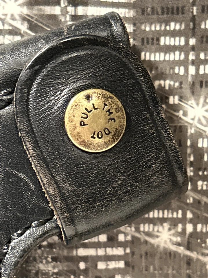 Винтажная редкая кожаная кобура Lou Alessi OWB 22 R Pull the Dot Buffalo CQC/S - Изображение 2 из 4