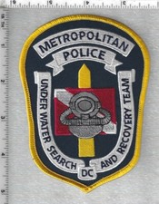 Metropolitan Police  (Washington, DC)  Underwater Search and Recovery Team Patch