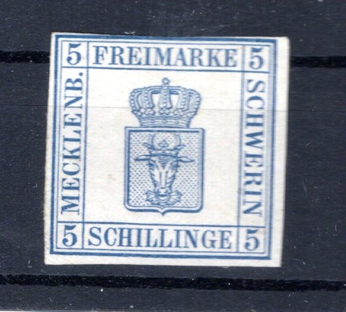Mecklenburg-Schwerin 3 ungummed * MH (CA5138)