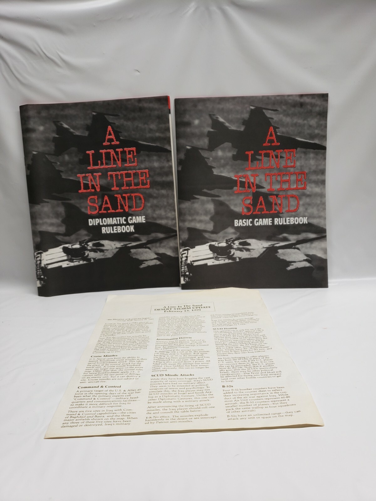 A Line in The Sand Board Game 1991 Replacement Parts/Pieces DIRECTION/RULE  BOOKS 46363030322 | eBay
