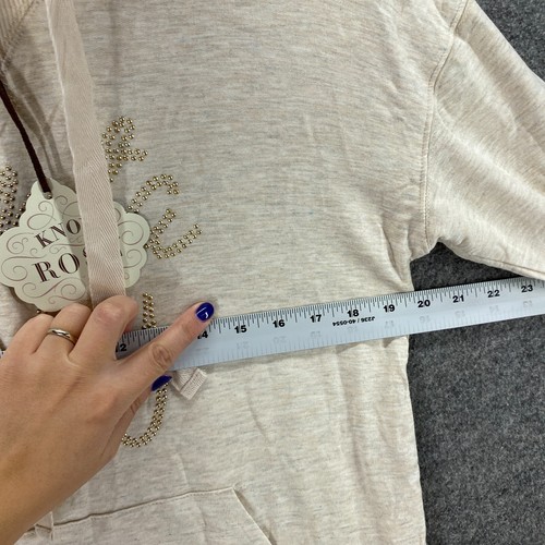 New Knox Rose Hoodie Women S Small White Hooded Lined Fleece Long Sleeve Pockets - 第 8/11 張圖片