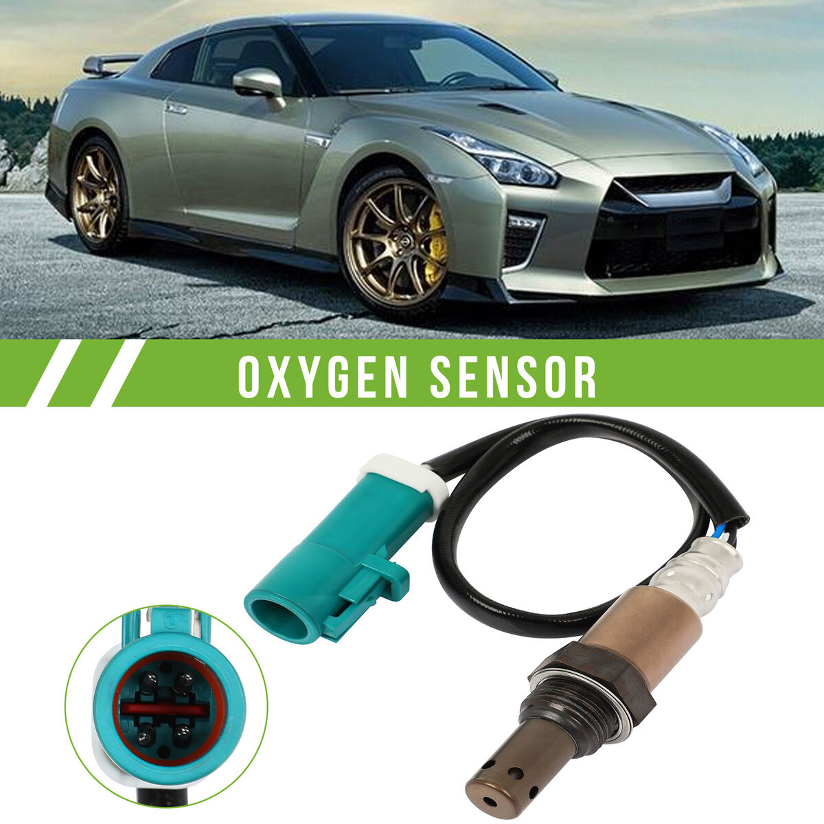 Post-Cat o2 Oxygen Sensor for Ford Taurus 1996 - 1998 3.0 Rear Post-Cat o2 Oxygen Sensor for Ford Taurus 1996 - 1998 3.0 Rear