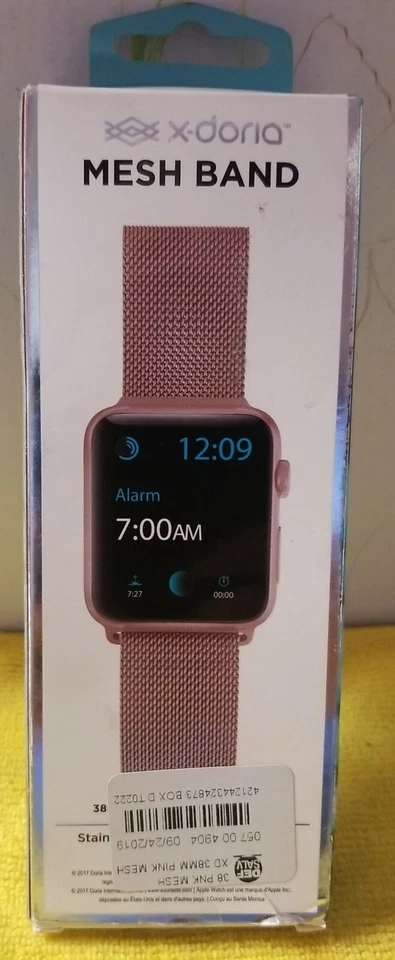🍊 Correa de malla de acero inoxidable compatible con Apple Watch X-Doria 38 mm Foto 3 de 3