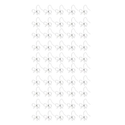 Create Unique Earrings with 50Pcs Alloy Bowknot Findings for Enthusiasts