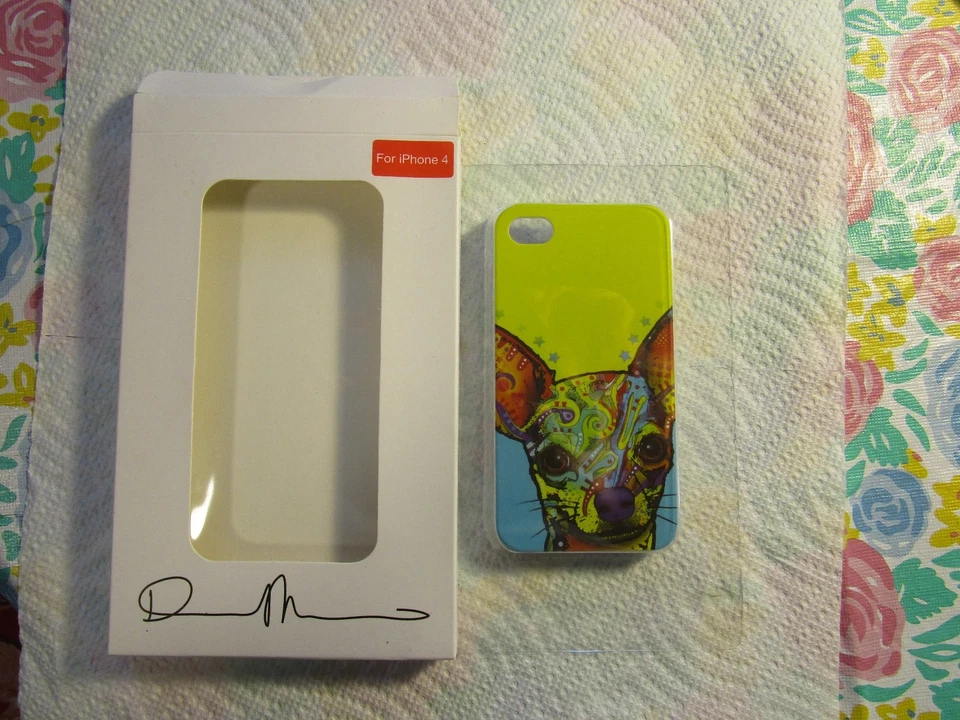 FUNDA TRASERA RÍGIDA OFICIAL DEAN RUSSO [PERRO] PARA APPLE iPHONE 4~~¡NUEVA!! Foto 2 de 4