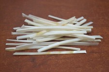 25 PCS MOTHER OF PEARL THIN STRIPE BLANK DIY CRAFT