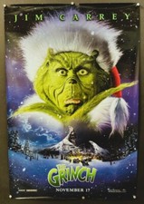 The Grinch Movie Poster Jim Carrey Ron Howard Rolled DS 2000 *Hollywood Posters*