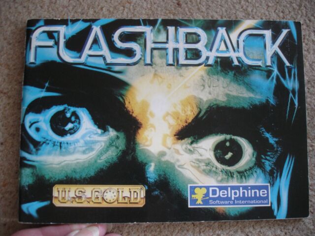 Manuale per Flashback U.S.GOLD Delphine Software Commodore Amiga-