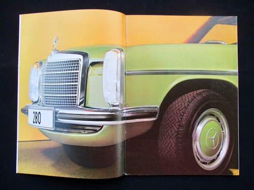 Mercedes W114 /8 280 280E 36S A4 06/73 Deutsch Prospekt Brochure 589 2 - Bild 3 von 11