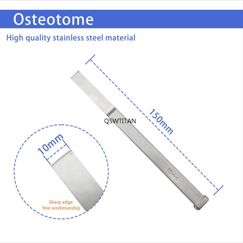 Cuchillo de hueso de acero inoxidable de 150 mm osteotomos de hueso hoja de hueso ultrafina mascota - Imagen 6 de 17