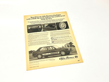 1981 Alfa Romeo Giulietta Print UK Magazine Ad