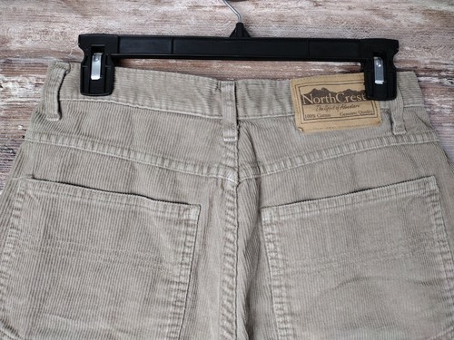 Vintage NorthCrest Corduroy Carpenter Shorts Brown Made in USA Mom Hikers SZ 10 - Picture 5 of 9