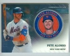 2020 Topps Series 2 Player Medallion Coin Relic TPM-PA Pete Alonso Mets