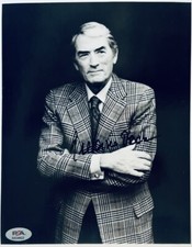 PSA DNA Gregory Peck (1916-2003) Signed 8x10 Photo To Kill A Mockingbird Atticus