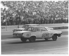 JT33 8x10 VTG Photo National Hot Rod Association Roger Lindamood Color Me Gone