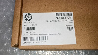 Carte Graphique HP NVIDIA RTX 3500 12 Go - Pour ZBook Fury 16 G11 - N99088-001