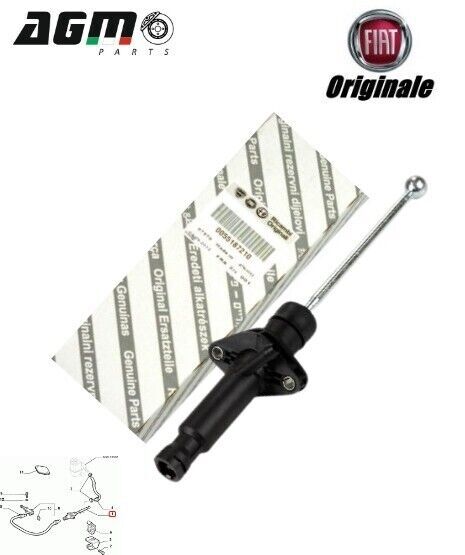 Cilindro trasmettitore, Frizione SACHS - articolo: 6284 605 012