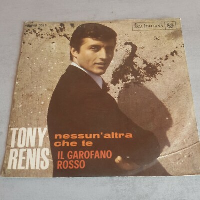Tony Renis Il Garofano Rosso Nessun'Altra Che Te 45 Italy Press 1965