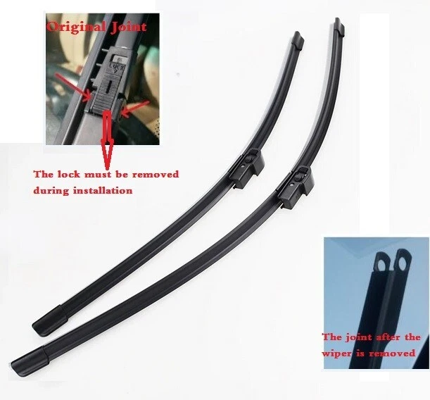 NEW Set Winshield Wiper Blades For BMW 5 Series E39 528i 1996-2000 OEM Quality - Изображение 2 из 2