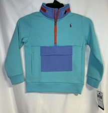 Polo Ralph Lauren Boys' Water Repellent Double Knit Jacket Little Kid Size 5 NWT