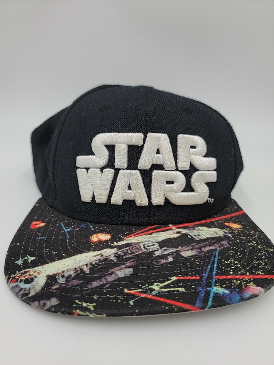 STAR WARS Snapback Hat Millennium Falcon Cap Black 115665