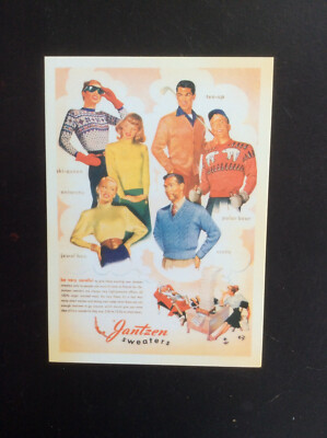 JANTZEN PULLOVER; WERBUNG RETRO REPRO VINTAGE POSTKARTE UNGEBRAUCHT (N)