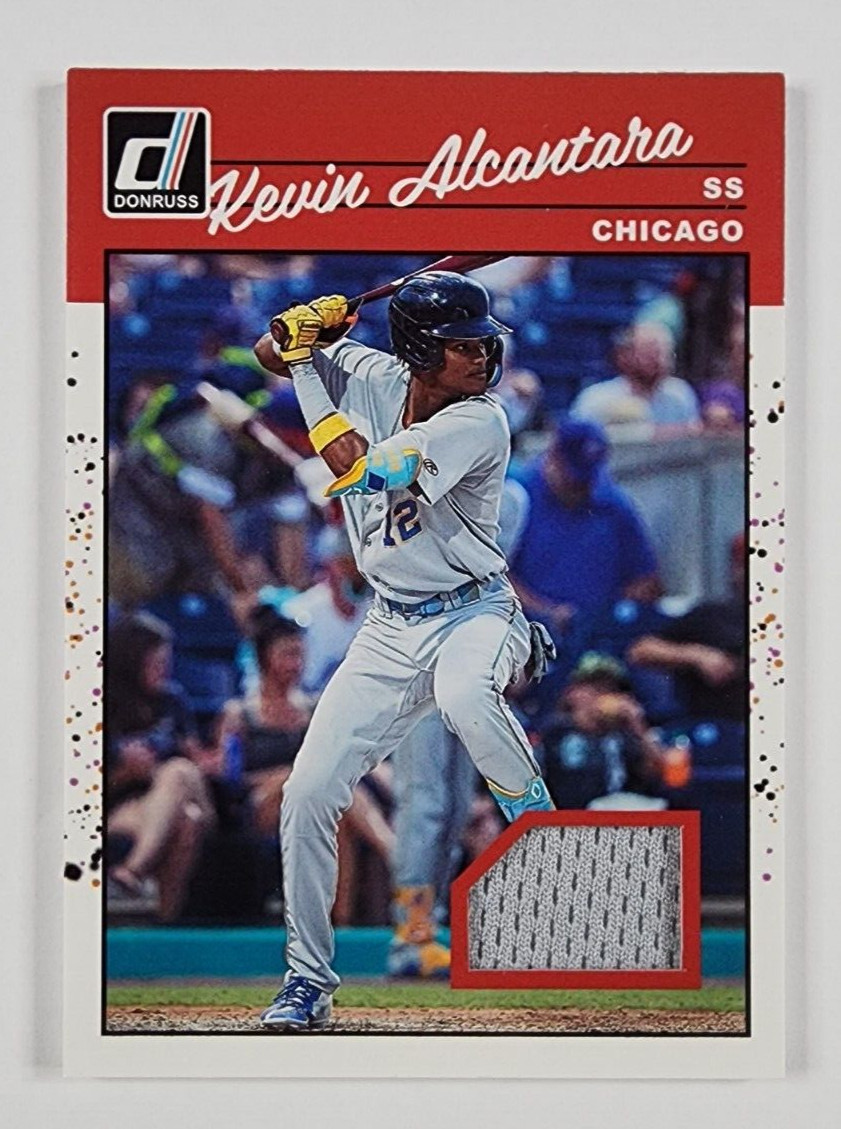 2023 Donruss ⚾ Kevin Alcantara Retro 1990 Materials Jersey Relic #90M-KA