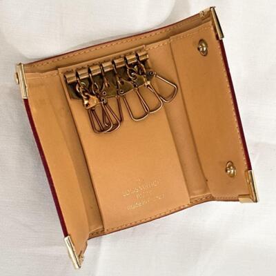 LOUIS VUITTON Murakami Cherry Blossom Key Case Wallet From Japan